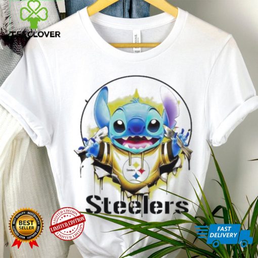 Stitch Inside Pittsburgh Steelers Logo 2024 Shirt