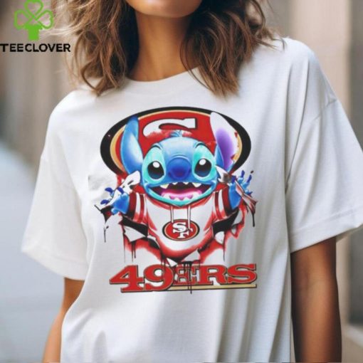 Stitch Inside San Francisco 49ers Logo 2024 T hoodie, sweater, longsleeve, shirt v-neck, t-shirt