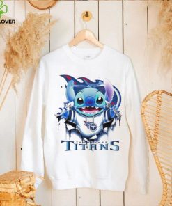 Stitch Inside Tennessee Titans Logo 2024 Shirt