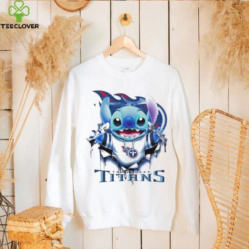 Stitch Inside Tennessee Titans Logo 2024 Shirt