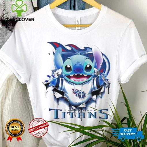 Stitch Inside Tennessee Titans Logo 2024 Shirt