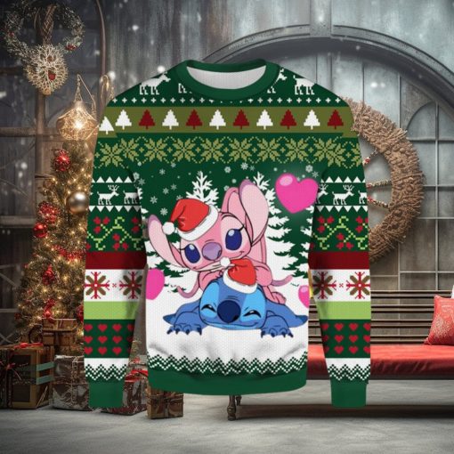 Stitch Love Angel Ugly Christmas Sweater