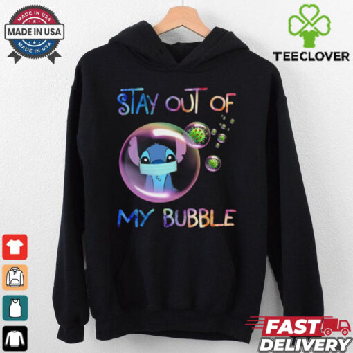 Stitch Mask & Virus T Shirt – Stay Out of My Bubble