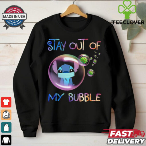 Stitch Mask & Virus T Shirt – Stay Out of My Bubble