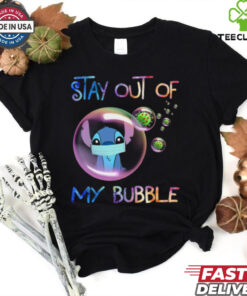 Stitch Mask & Virus T Shirt – Stay Out of My Bubble