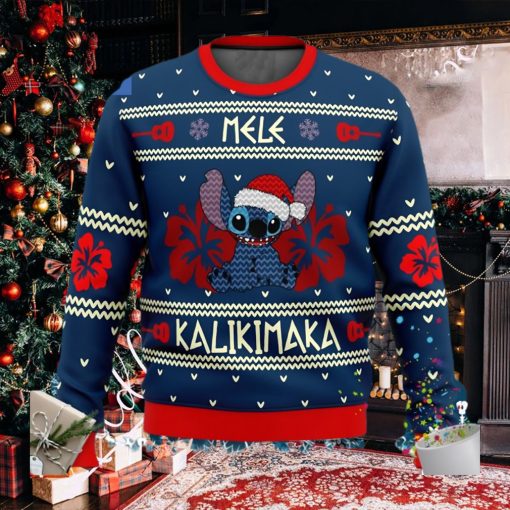 Stitch Mele Kalikimaka Ugly Christmas Sweater