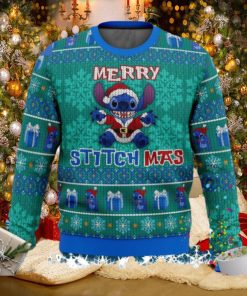 Stitch Merry Stitchmas Snowflake Ugly Christmas Sweater
