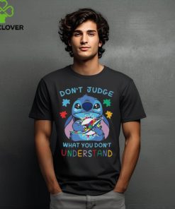 Stitch Miami Dolphins Autism Awareness Don’T Judge What You Don’T Understand Shirt