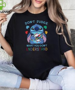 Stitch Miami Dolphins Autism Awareness Don’T Judge What You Don’T Understand Shirt