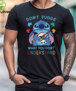 Stitch Miami Dolphins Autism Awareness Don’T Judge What You Don’T Understand Shirt