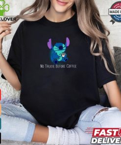 Stitch No Talkie Before Coffee T Shirt