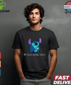 Stitch No Talkie Before Coffee T Shirt