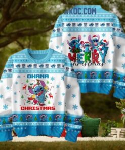 Stitch Ohana Christmas Merry Christmas To All Ugly Sweater