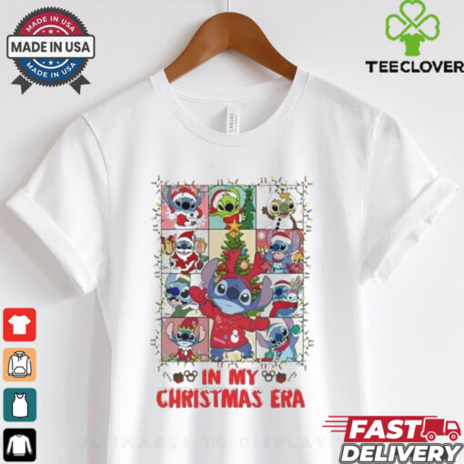 Stitch Ohana In My Christmas Era 2024 T Shirt
