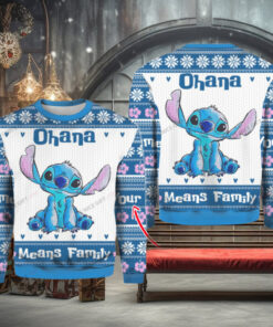 Stitch Ohana Means Family Ugly Sweater