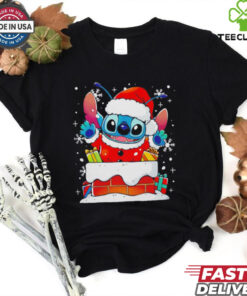Stitch Santa Claus experiment Christmas shirt