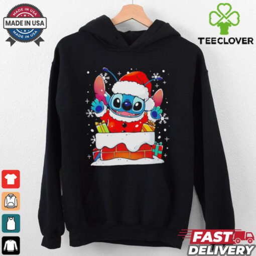 Stitch Santa Claus experiment Christmas shirt