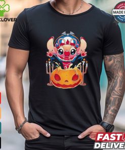 Stitch Sweet Pumpkin Experiment Cartoon shirt