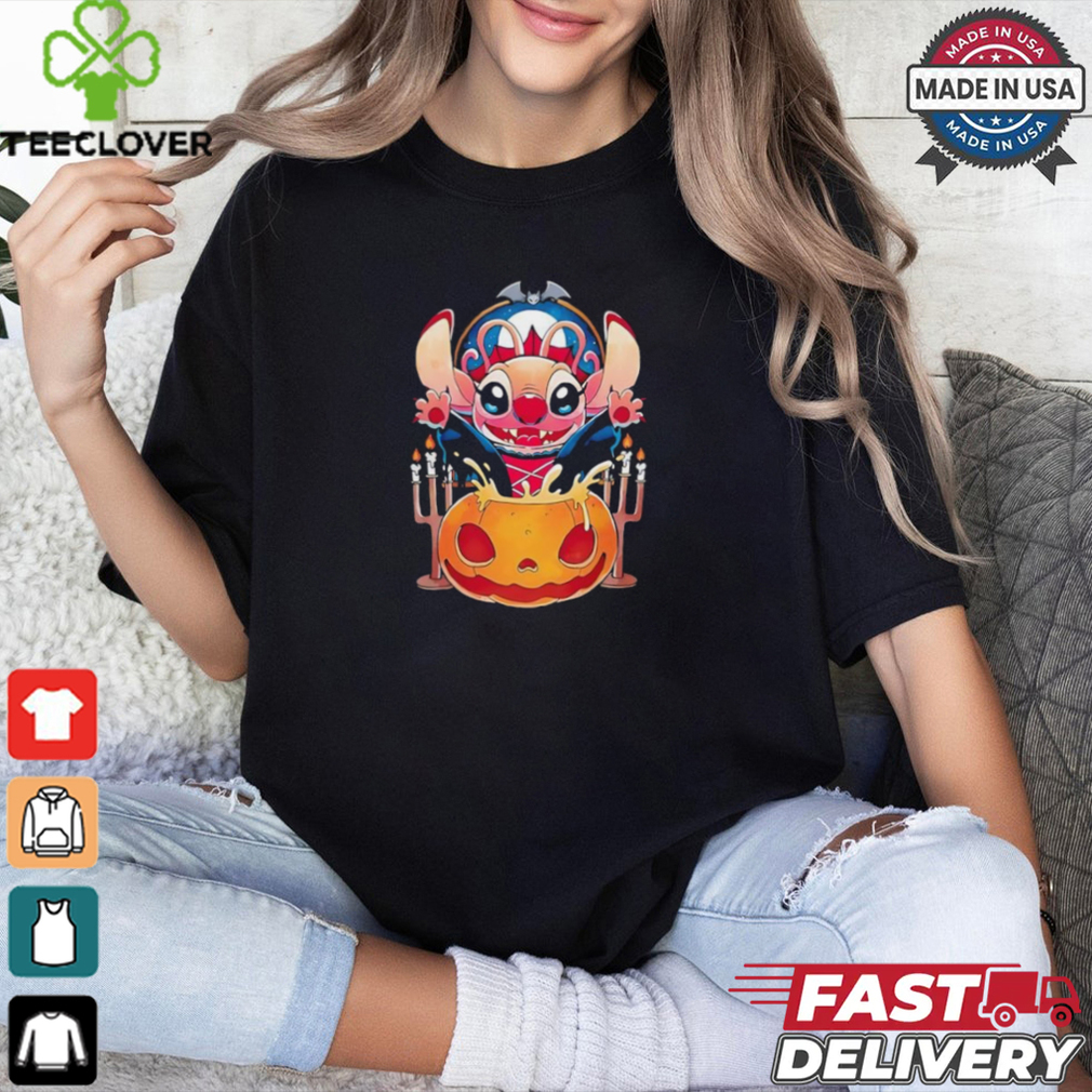Stitch Sweet Pumpkin Experiment Cartoon shirt Stitch Sweet Pumpkin Experiment Cartoon shirt
