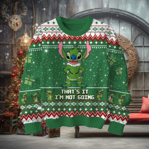 Stitch That’s It I’m Not Going Ugly Sweater