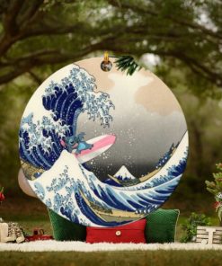 Stitch The Great Wave Japan Perfect Gift For Holiday Ornament