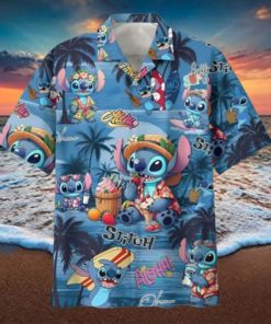 Stitch The Movie Aloha Summer Hawaiian Shirt