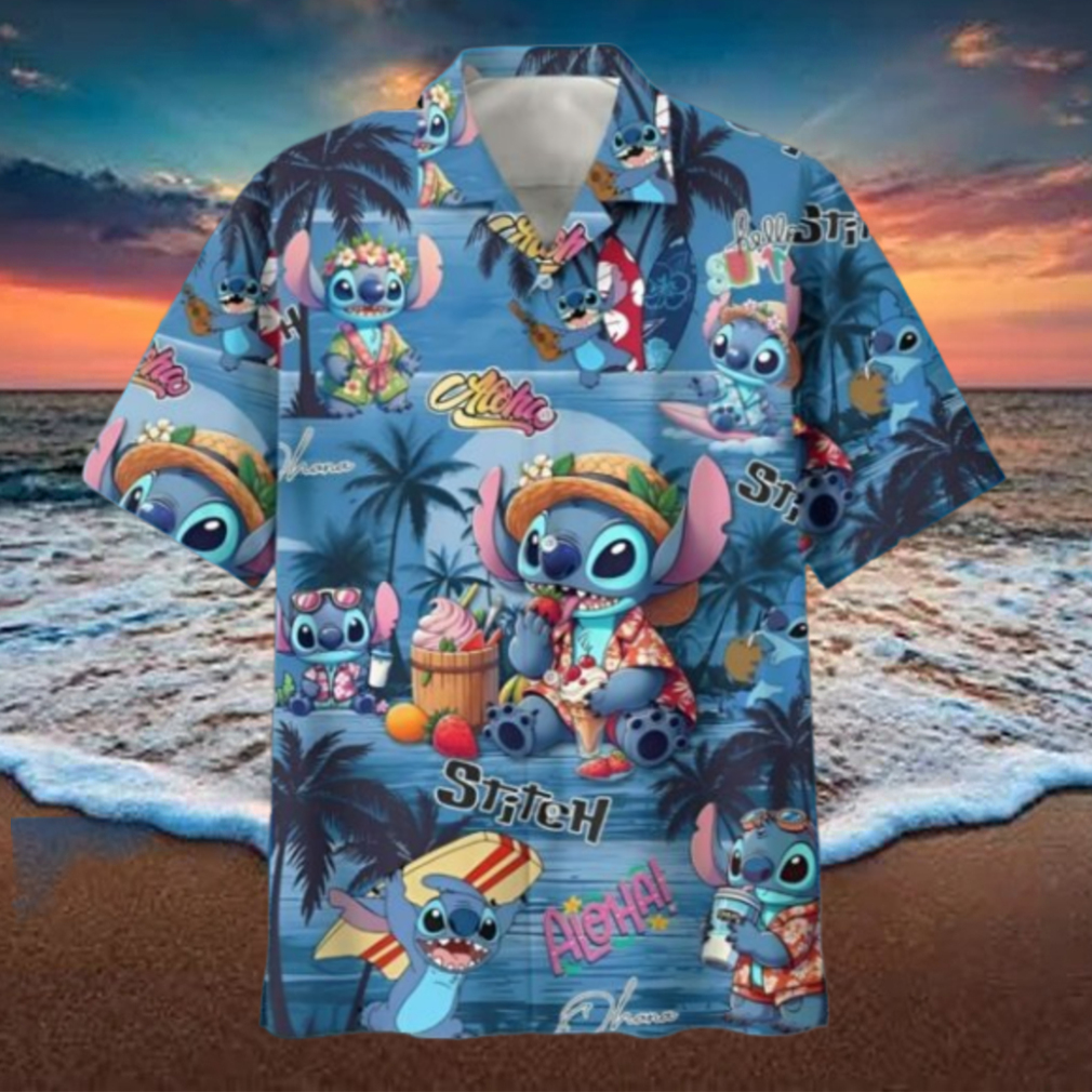 Stitch The Movie Aloha Summer Hawaiian Shirt Stitch The Movie Aloha Summer Hawaiian Shirt