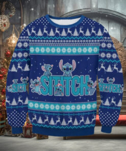 Stitch Ugly Christmas Sweater, Disney Happy Holidays Sweater