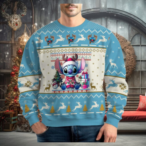 Stitch Ugly Christmas Sweater, Lilo And Stitch Xmas Sweater