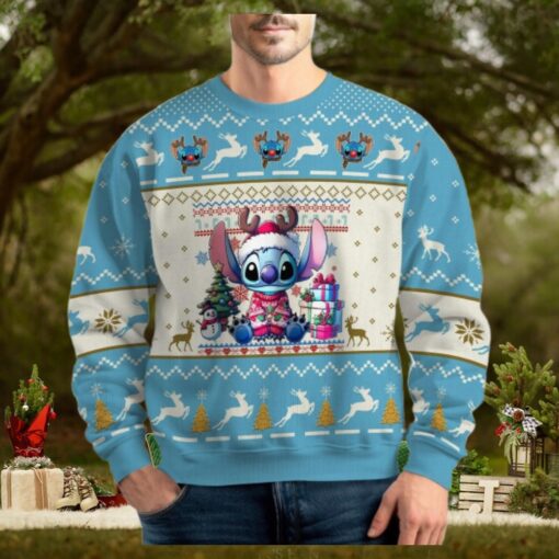Stitch Ugly Christmas Sweater, Lilo And Stitch Xmas Sweater