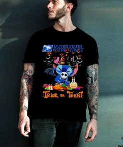 Stitch United States Postal Service trick or treat Halloween tee shirt 2 Stitch United States Postal Service trick or treat Halloween tee shirt