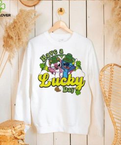 Stitch and Angel Have a lucky hoodie, sweater, longsleeve, shirt v-neck, t-shirt