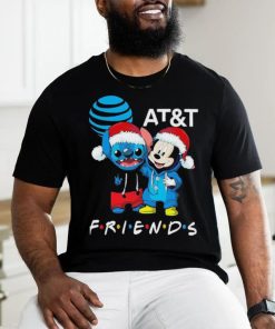Stitch and Mickey Mouse AT and T Friends Merry Christmas Sweater