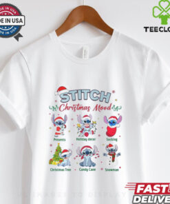 Stitch christmas mickey shirt
