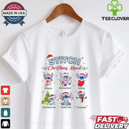 Stitch christmas mickey shirt