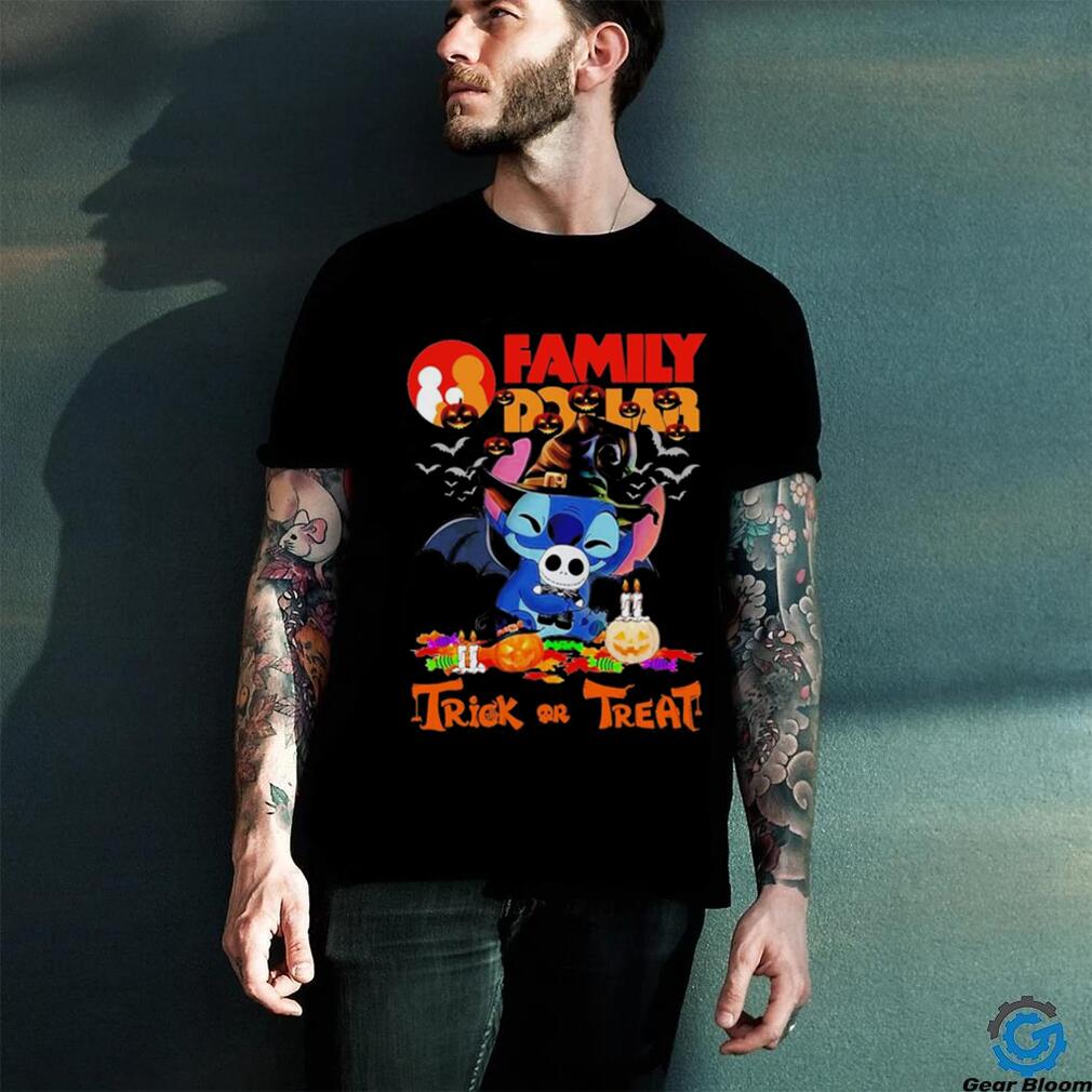 Stitch family dollar trick or treat Halloween tee shirt Stitch family dollar trick or treat Halloween tee shirt