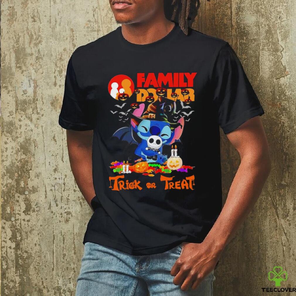 Stitch family dollar trick or treat Halloween tee shirt Stitch family dollar trick or treat Halloween tee shirt
