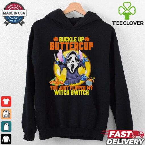 Stitch ghostface buttercup you just flipped my witch switch shirt