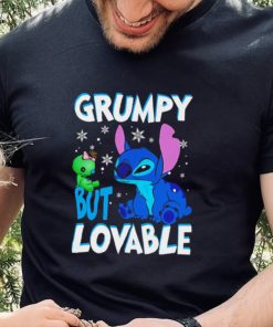 Stitch grumpy but lovable character funny shirt