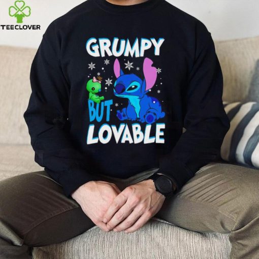 Stitch grumpy but lovable character funny hoodie, sweater, longsleeve, shirt v-neck, t-shirt