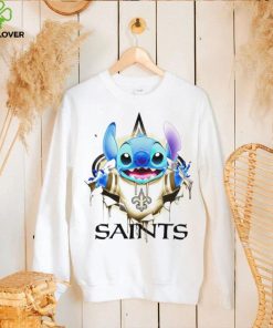 Stitch inside New Orleans Saints shirt