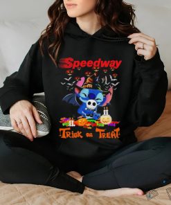 Stitch speedway trick or treat Halloween tee