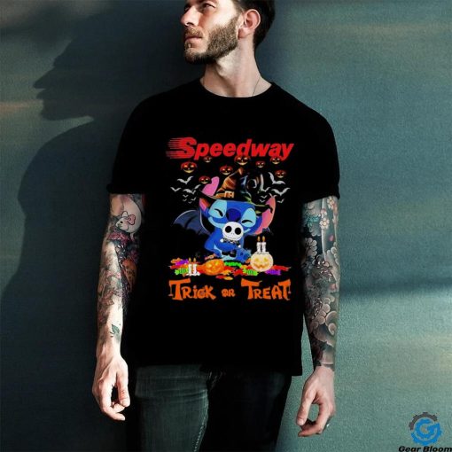 Stitch speedway trick or treat Halloween tee