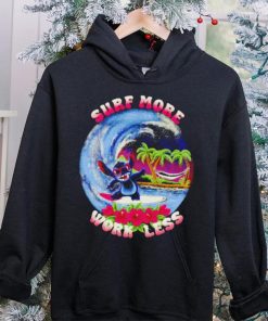 Stitch surf more work less shirt