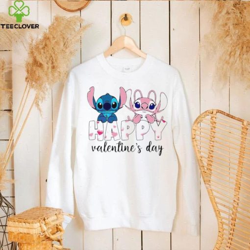 Stitcth and Angel happy Valentine’s day hoodie, sweater, longsleeve, shirt v-neck, t-shirt