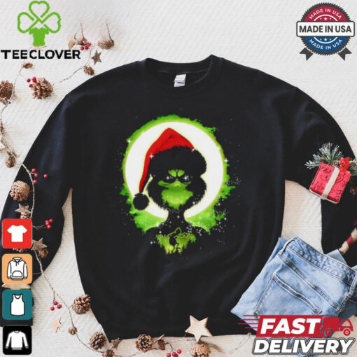 Stolen Christmas Grinch big moon shirt