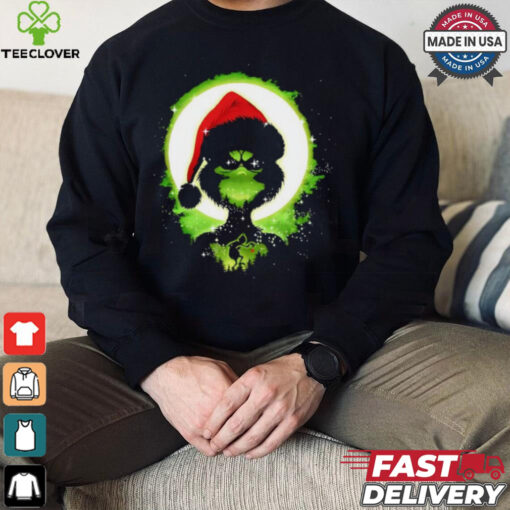 Stolen Christmas Grinch big moon shirt