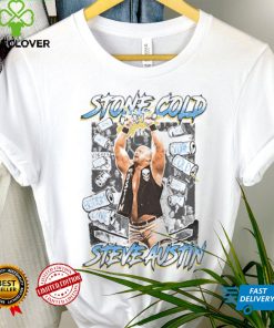 Stone Cold Steve Austin Ripple Junction Superimposed Shirt