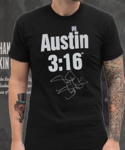 Stone Cold Steve Austin WWE Autographed Austin 3 16 T Shirt