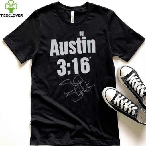 Stone Cold Steve Austin WWE Autographed Austin 3 16 T Shirt